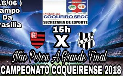 Flamengo e Ponte Preta decidem, no sábado, o título de Campeão Coqueirense de Futebol