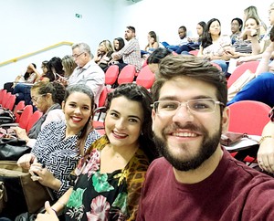 Clarissa Roque,  Valeska Bulhões e Hammel Felippe representam Coqueiro no evento